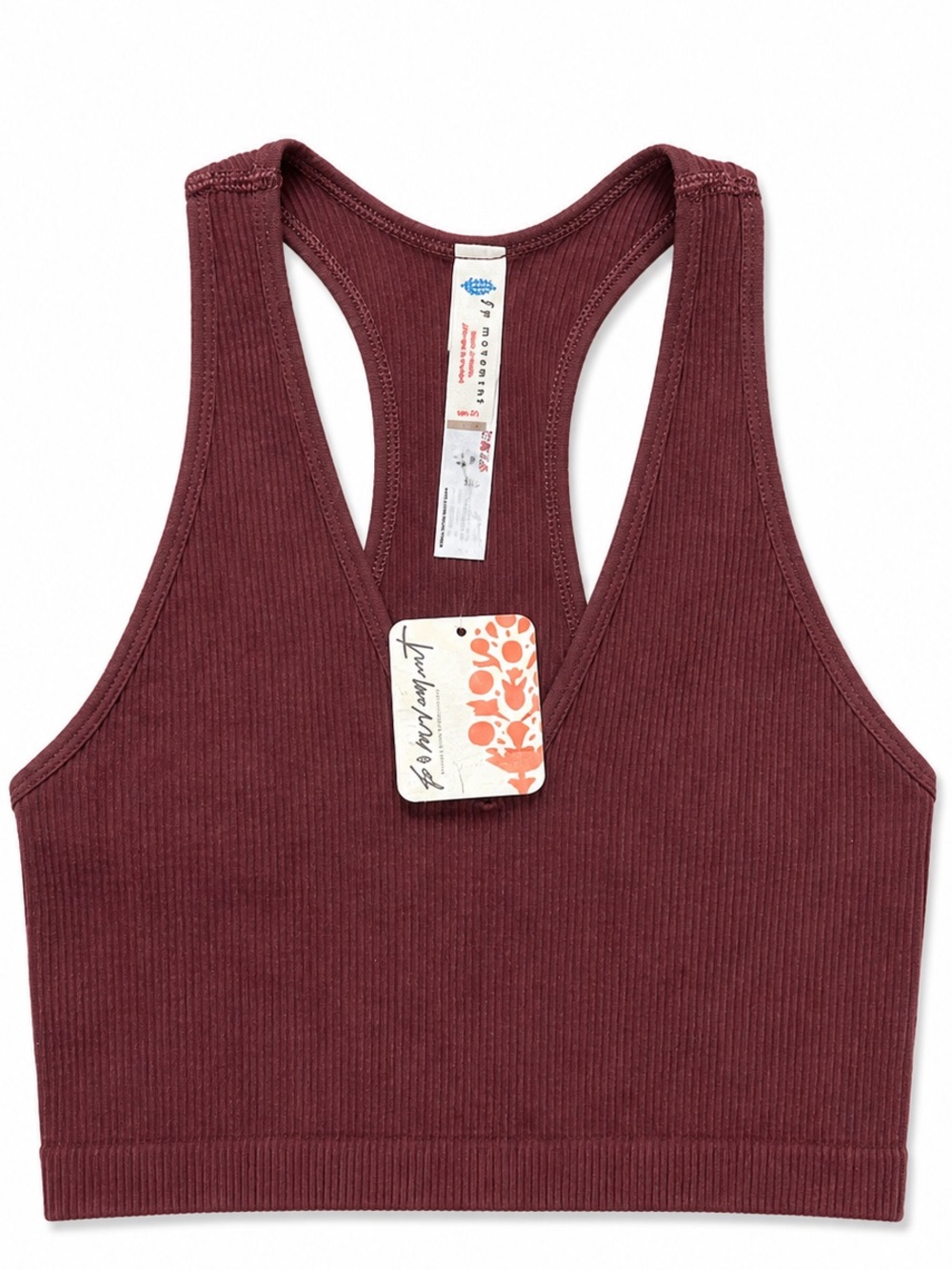 Free People Movement Ribbed Crop Tank / Sports Bra – NWT